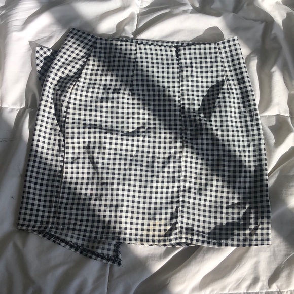 Gingham mini skirt - Picture 4 of 4